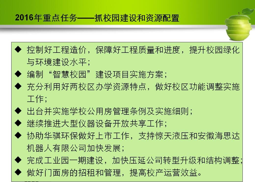 “雙代會(huì)”報(bào)告?zhèn)髡姊芡啤?016年重點(diǎn)工作